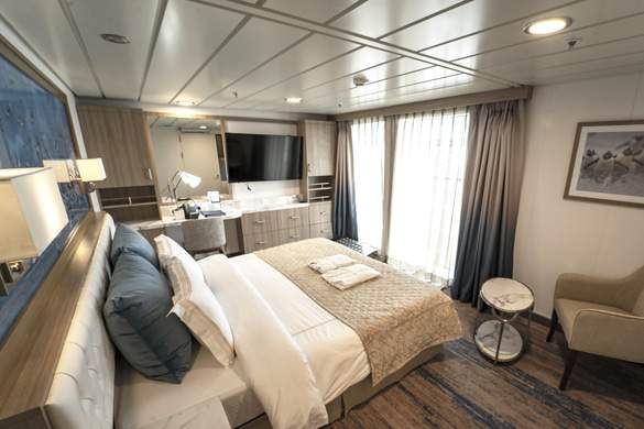 AE Expeditions, Greg Mortimer, Balcony Stateroom Superior _1_.jpg